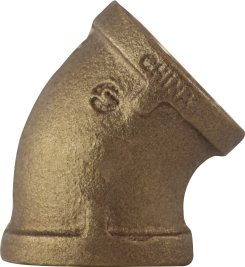 1/2" STD BRASS 45 ELL