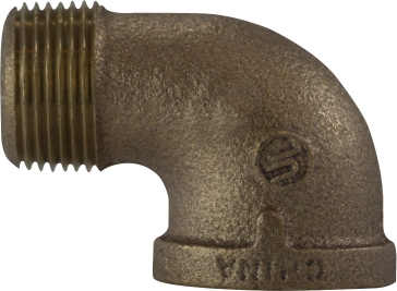 2" STD LEAD FREE BRASS STREET 90 ELL