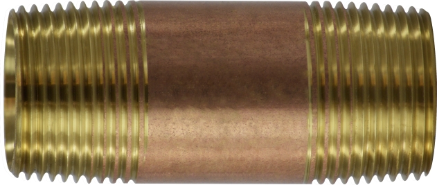 1 1/2" X 6" STD BRASS NIPPLE (LEAD FREE)
