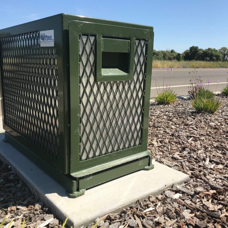 PLACER WATERWORKS 14W X 34L X27H INSULATED ENCLOSURE WITH LOCKING BRACKETS ON BOTH ENDS