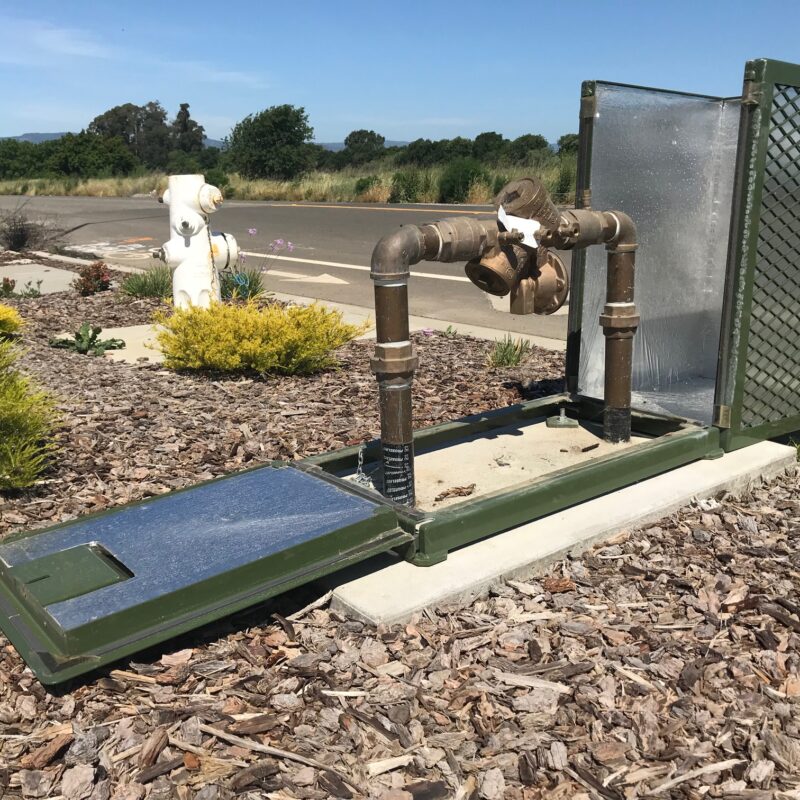 BACKFLOW ENCLOSURE - SINGLE PIECE E1AW-XS INSULATED 12W X 24L X 26H