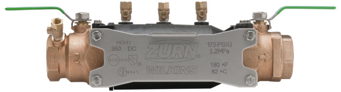 WILKINS 1 1/4" 350XL DC BACKFLOW ASSEMBLY (LEAD FREE)