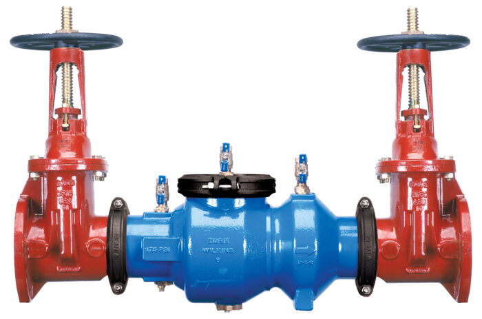 WILKINS 3" 350A DC BACKFLOW ASSEMBLY WITH OS&Y GATE VALVES