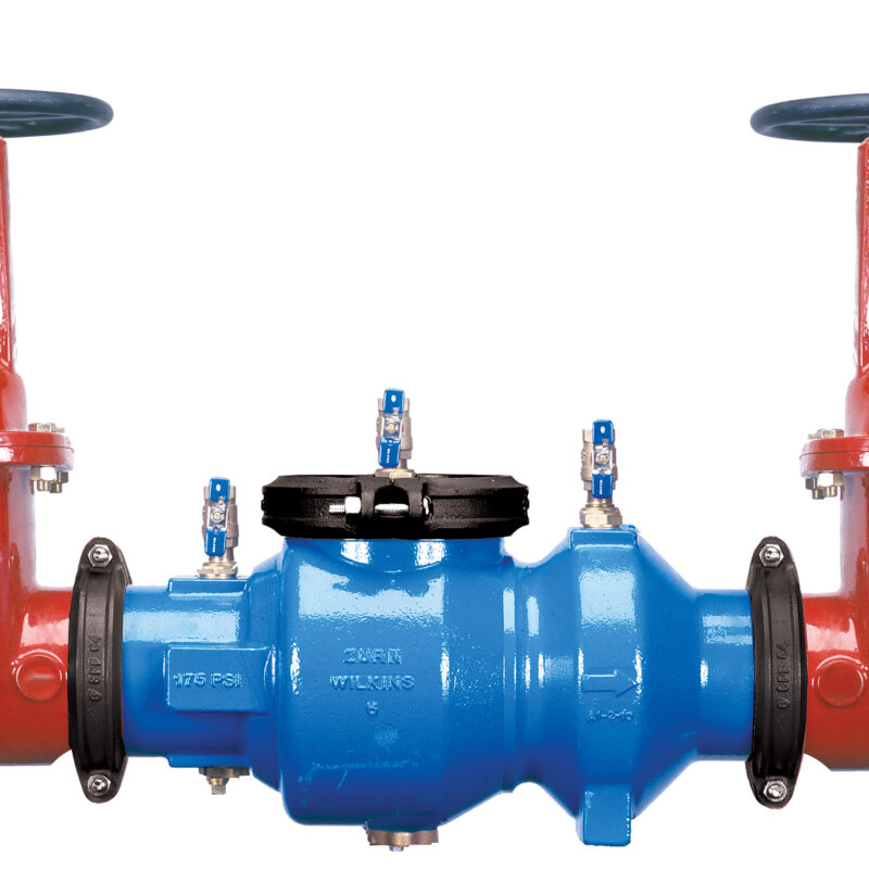 WILKINS 4" 350A DC BACKFLOW ASSEMBLY WITH OS&Y GATE VALVES