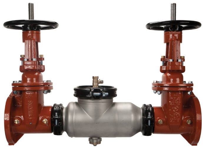 WILKINS 10" 350AST STAINLESS STEEL DC BACKFLOW ASSEMBLY