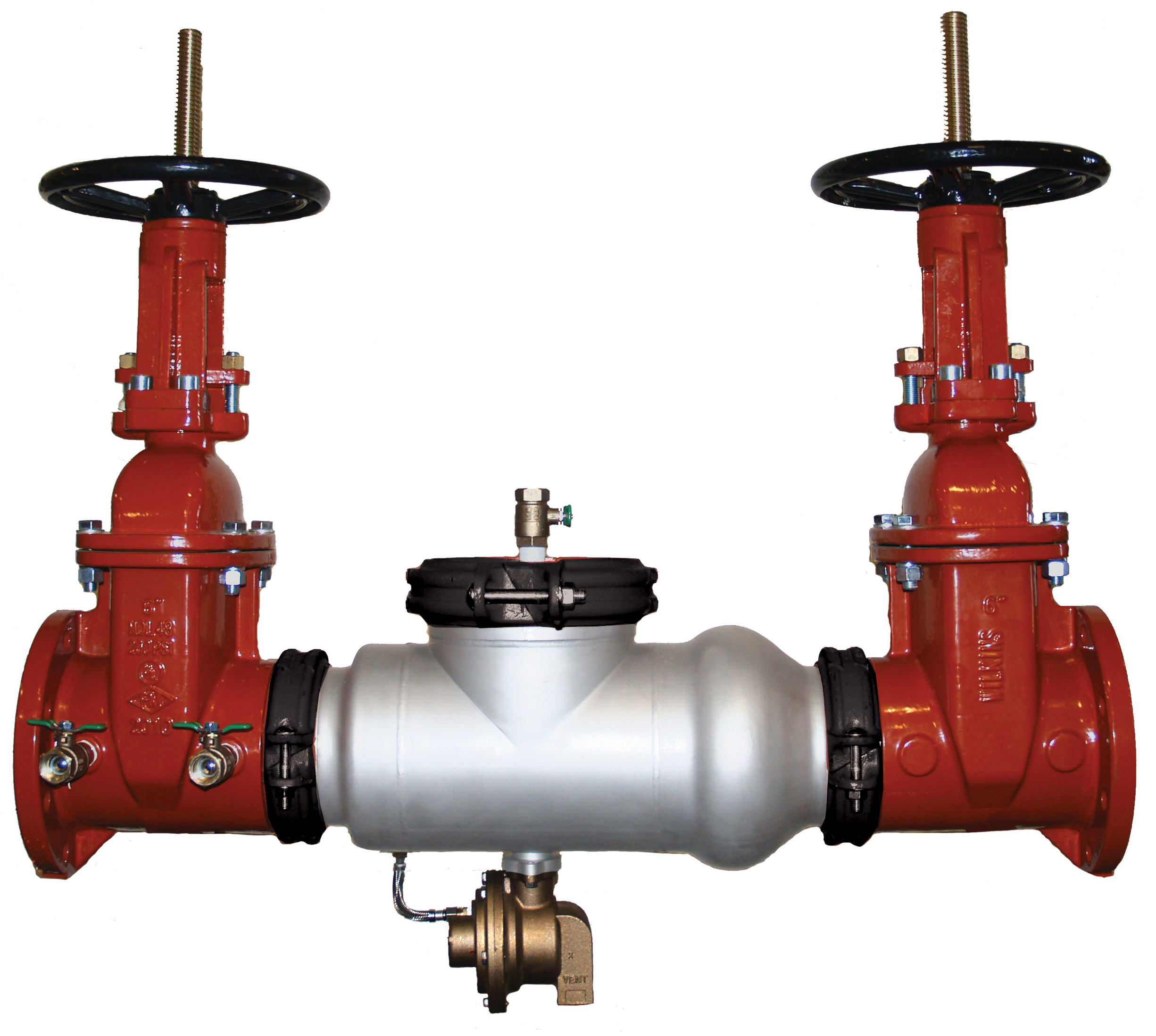 WILKINS 8" 375AST-OSY STAINLESS STEEL BACKFLOW ASSEMBLY