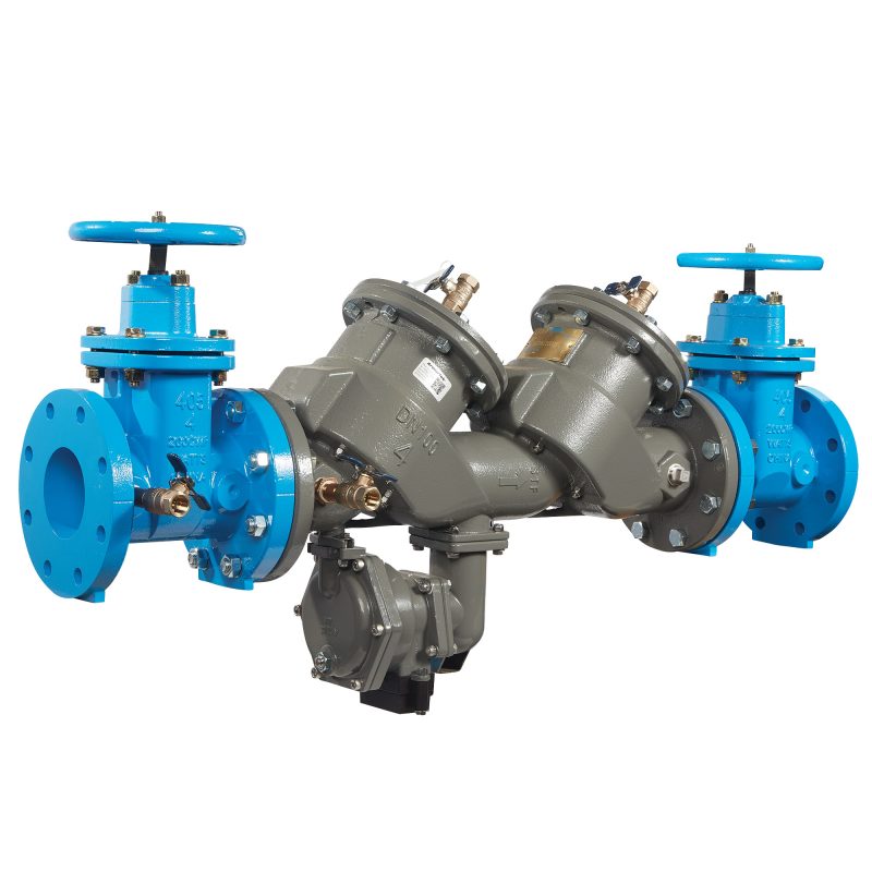 FEBCO 10" LF860-NRS-FS RP BACKFLOW PREVENTION ASSEMBLY WITH NRS GATE VALVES, FLOOD SENSOR (LEAD FREE)