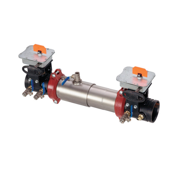 AMES 4" C200 DC BACKFLOW ASSEMBLY WITH BUTTERFLY VALVES