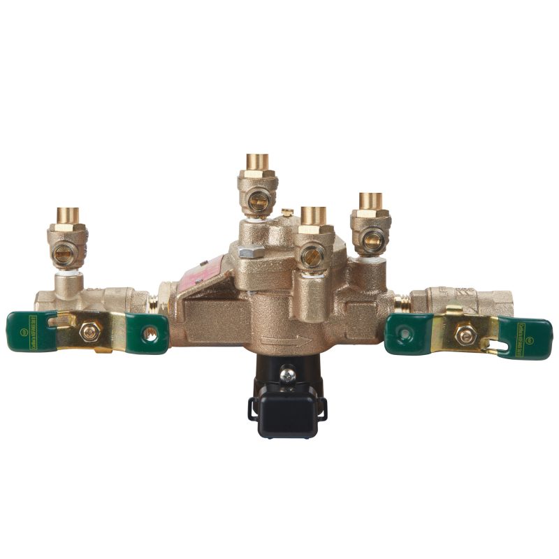 WATTS 1/2" LF009-QT-FS RP BACKFLOW ASSEMBLY WITH FLOOD SENSOR