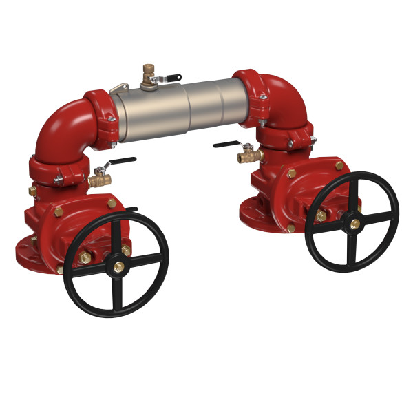 COLT 6" C200N DC BACKFLOW ASSEMBLY WITH NRS GATE VALVES - N PATTERN