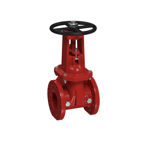 AMES 10" OS&Y GATE VALVE - CAST IRON FLG X FLG
