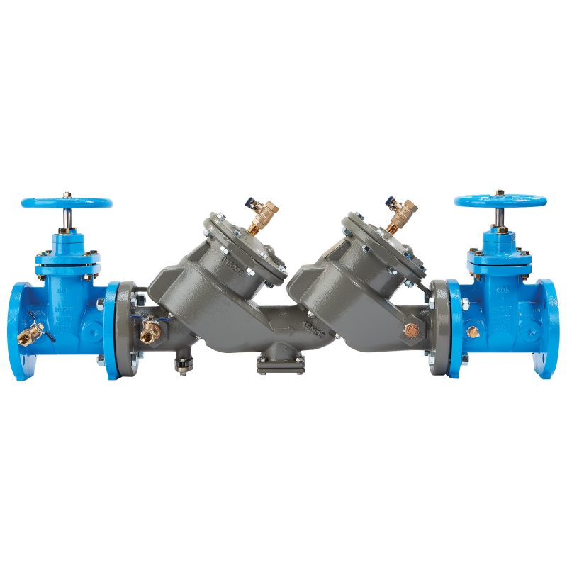 FEBCO 2 1/2" LF850 DC BACKFLOW ASSEMBLY W/ NRS GATE VALVES (LEAD FREE)