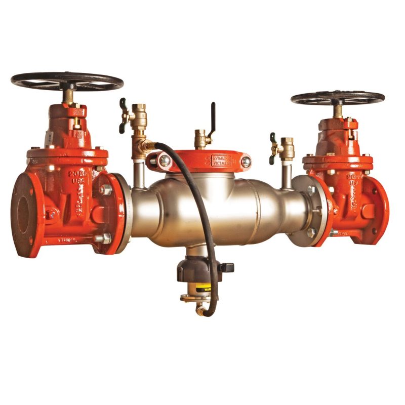 AMES 3" 4000SS RP LEAD FREE BACKFLOW ASSEMBLY WITH NRS GATE VALVES