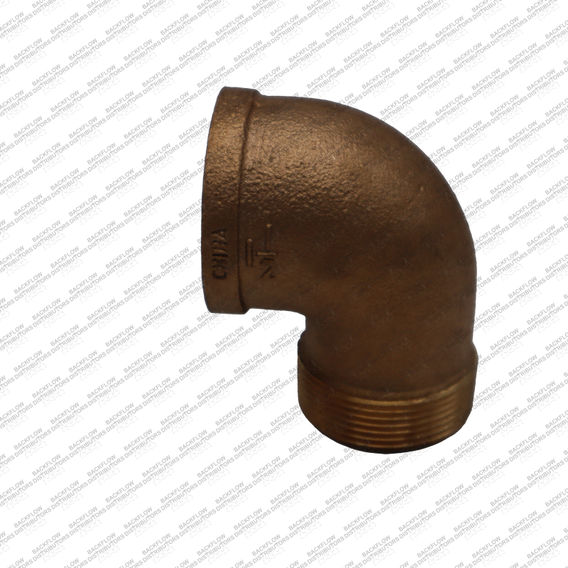 BRF 112ST90 - 1 1/2" STD LEAD FREE BRASS STREET 90 ELL