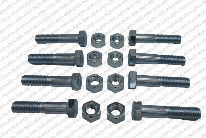 8" 150# PLATED NUT & BOLT SET 8 EA 3/4" X 3 1/2" BOLTS
