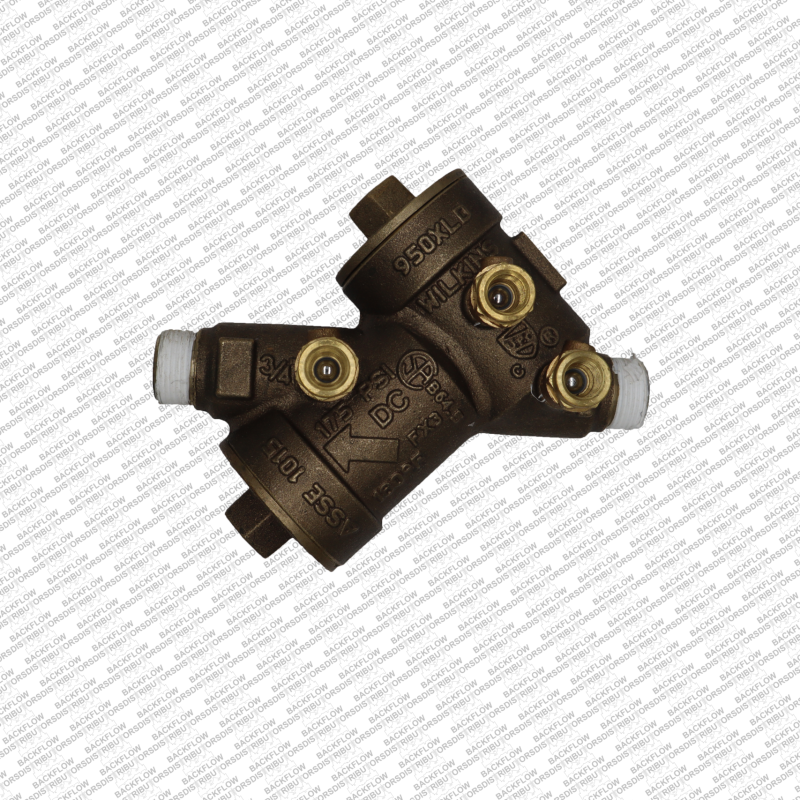 WL 950XLD34 - WILKINS 950XLD 3/4" DC BYPASS BACKFLOW PREVENTION ASSEMBLY LESS BALL VALVES *CONTAINS LEAD*