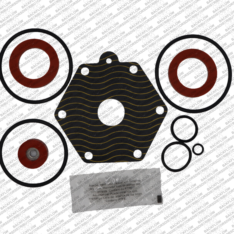 WL RK114975XL3R - WILKINS RUBBER KIT, 1 1/4" - 1 1/2" 975XL3, DIAPHRAGM, SEAL RINGS AND O-RINGS (RUBBER FOR BOTH CHKS AND  RV)
