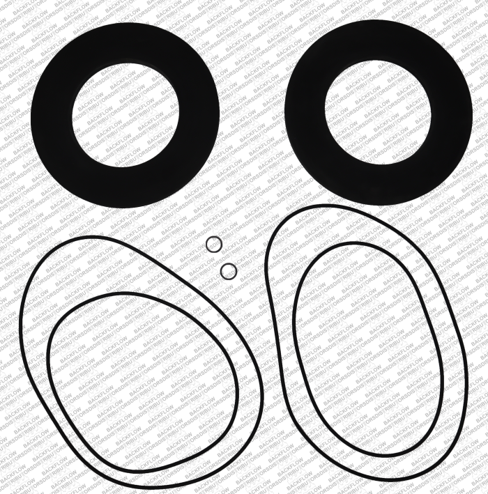 APOLLO / CONBRACO 40-00G-04 - #1 & #2 CHECK REPAIR KIT RUBBER KIT (BOTH CHECK DISCS, CHECK STEM O-RING, CAP O- RING, CHECK SEAT O-RING) FOR 10" 40-100 SERIES DC ASSEMBLIES / 10" 40-200 SERIES RP ASSEMBLIES