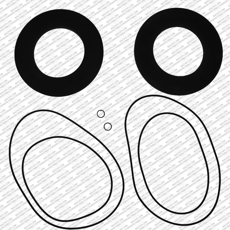 APOLLO / CONBRACO 40-00G-04 - #1 & #2 CHECK REPAIR KIT RUBBER KIT (BOTH CHECK DISCS, CHECK STEM O-RING, CAP O- RING, CHECK SEAT O-RING) FOR 10" 40-100 SERIES DC ASSEMBLIES / 10" 40-200 SERIES RP ASSEMBLIES