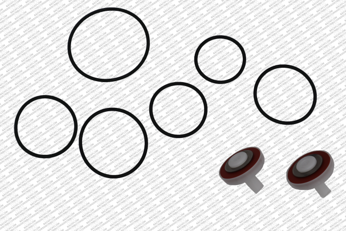 WATTS 0887040 - RT KIT - TOTAL RUBBER REPAIR KIT (LEAD FREE) FOR 3/4" - 1" 007-QT DC ASSEMBLIES