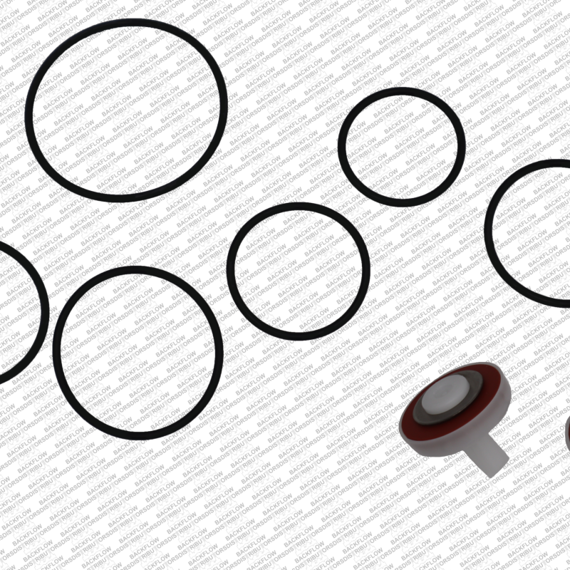 WATTS 0887040 - RT KIT - TOTAL RUBBER REPAIR KIT (LEAD FREE) FOR 3/4" - 1" 007-QT DC ASSEMBLIES