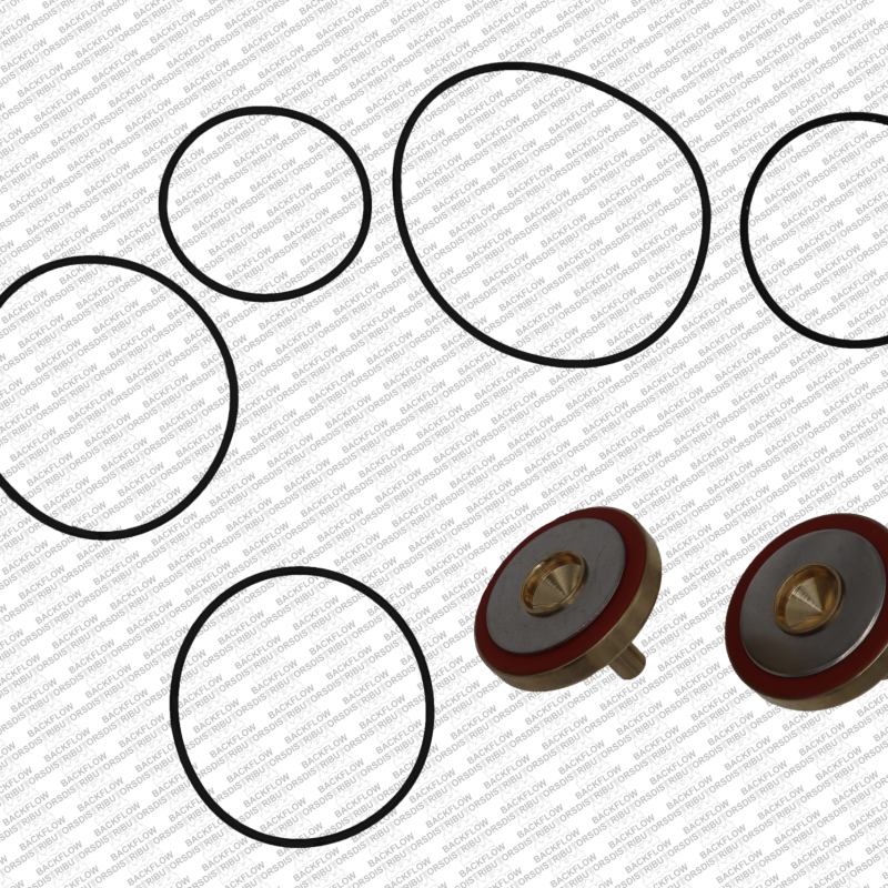 WATTS 0887041 - RT KIT - TOTAL RUBBER REPAIR KIT FOR 1 1/2" - 2" 007-QT DC ASSEMBLIES **CONTAINS LEAD**