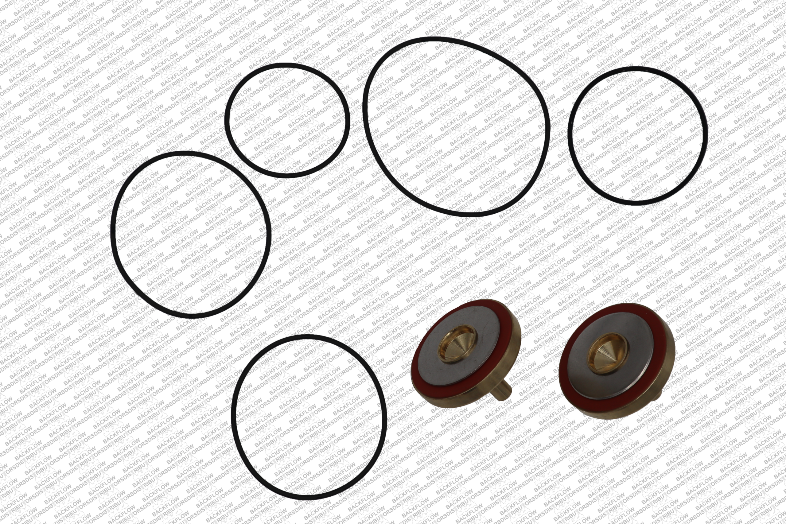 WATTS 0887041 - RT KIT - TOTAL RUBBER REPAIR KIT FOR 1 1/2" - 2" 007-QT DC ASSEMBLIES **CONTAINS LEAD**