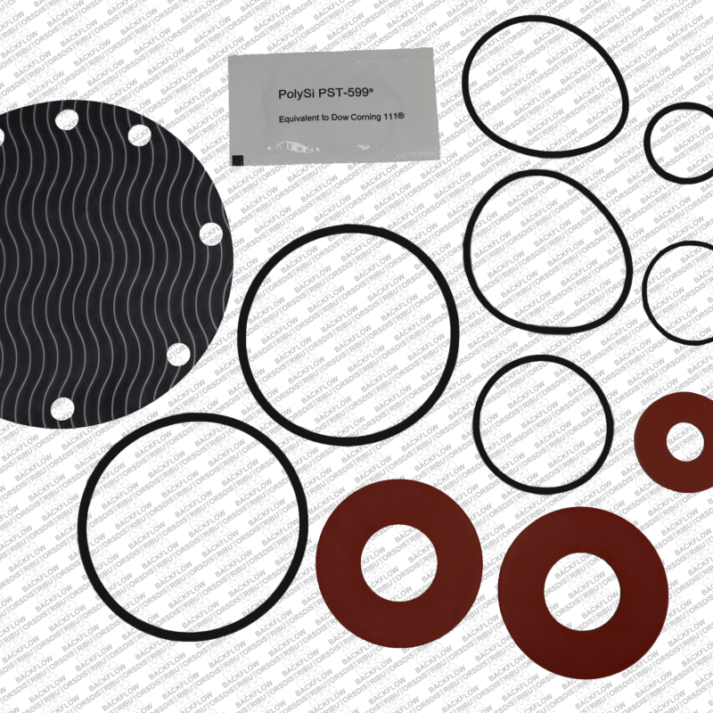 C 40007A4 - CONBRACO 40 - 007 - A4..RUBBER REPAIR KIT ONLY..#1 & #2 CHECKS AND RELIEF VALVE ..1 1/4" - 2" RPZ ASSEMBLIES