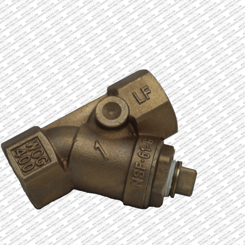 W 777SILF-1" - WATTS LF777SI - 1"  BRONZE WYE STRAINER IPS THREADED (LEAD FREE) #0379113
