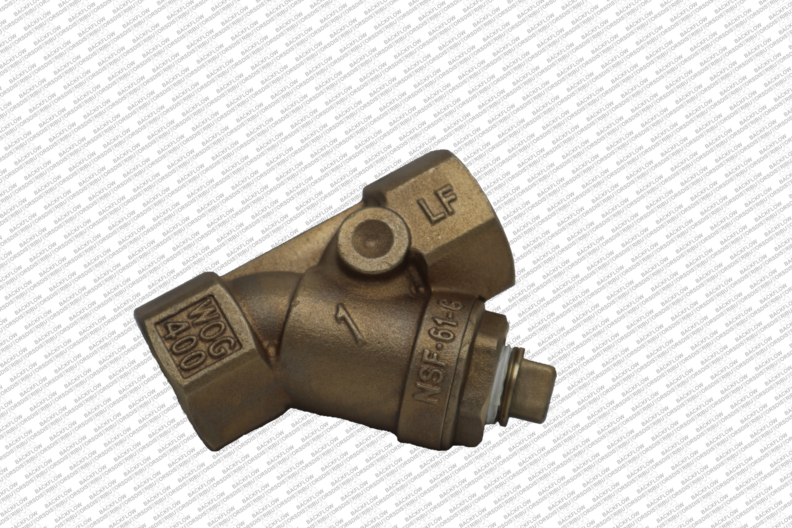 W 777SILF-1" - WATTS LF777SI - 1"  BRONZE WYE STRAINER IPS THREADED (LEAD FREE) #0379113