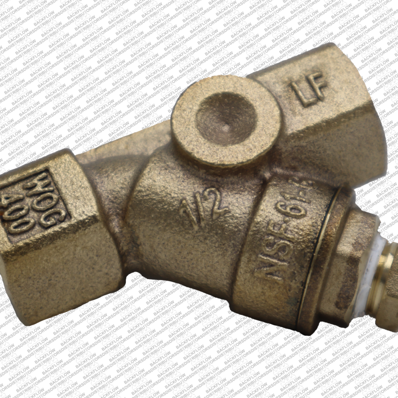 W 777SILF-1/2" - WATTS LF777SI - 1/2" BRONZE WYE STRAINER IPS THREADED (LEAD FREE) #0379111