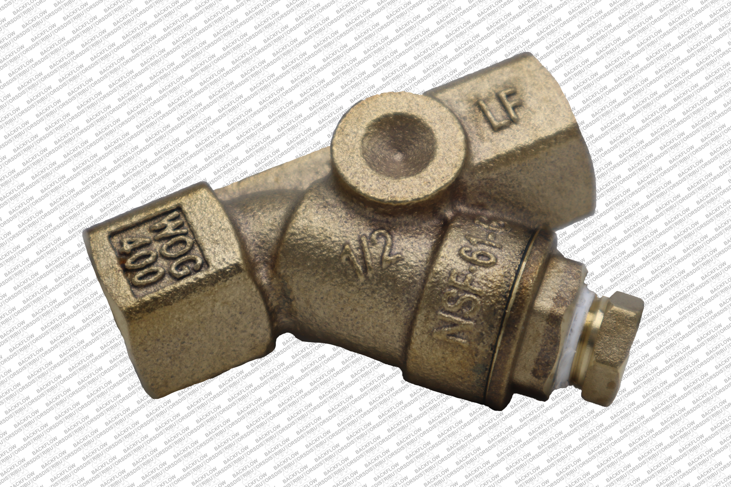 W 777SILF-1/2" - WATTS LF777SI - 1/2" BRONZE WYE STRAINER IPS THREADED (LEAD FREE) #0379111