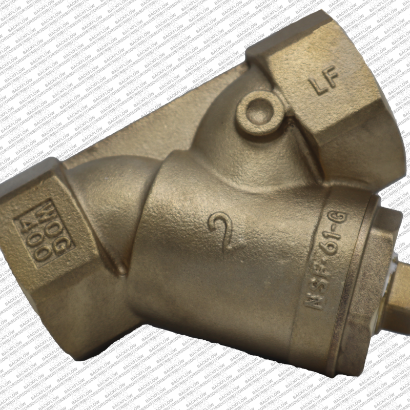 W 777SILF-2" - WATTS LF777SI -  2" BRONZE WYE STRAINER IPS THREADED (LEAD FREE) #0379116