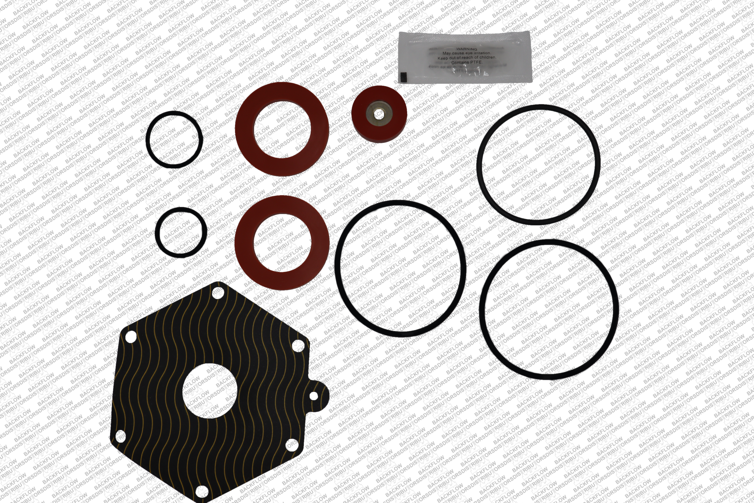WL RK2975XL3R - WILKINS RK2-975XL3R COMPLETE RUBBER REPAIR KIT FOR 2" 975XL3